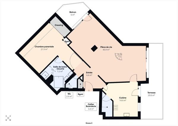 Haute Savoie (74), à vendre AMBILLY - Proche douane - Appartement T4 duplex attique