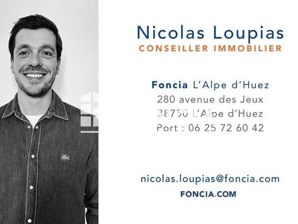 À vendre Appartement 2 pièces 38 m² - L'alpe D'huez 38750