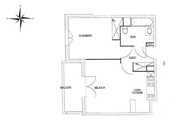Appartement à vendre 2 pièces 42 m² La Rivière-Saint-Sauveur
