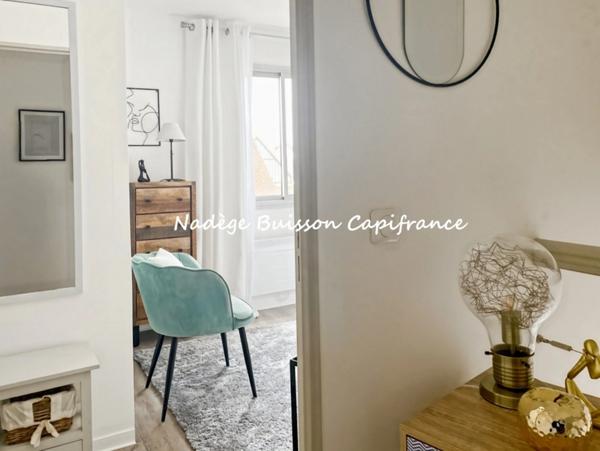 CABOURG - 3 pièces – Duplex rénové de 51,22 m² dans résidence sécurisée avec tennis