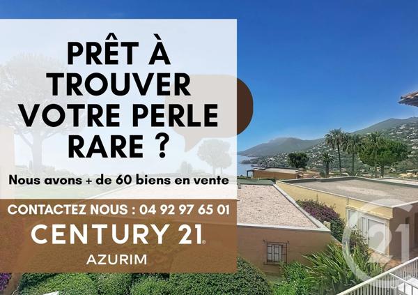 Appartement F2 à vendre  2 pièces - 25,11 m 2   THEOULE SUR MER  - 06