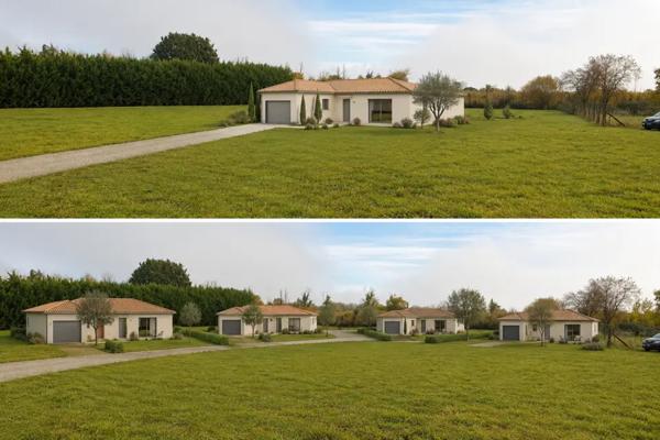 GARDONNE - TERRAIN CONSTRUCTIBLE 6911 M2 - 80 500 euros