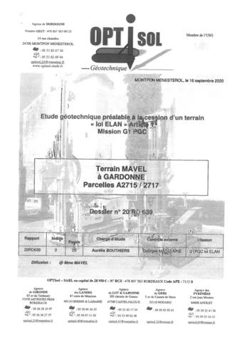 GARDONNE - TERRAIN CONSTRUCTIBLE 6911 M2 - 80 500 euros