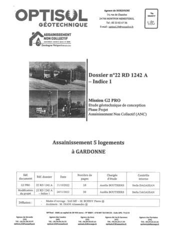 GARDONNE - TERRAIN CONSTRUCTIBLE 6911 M2 - 80 500 euros