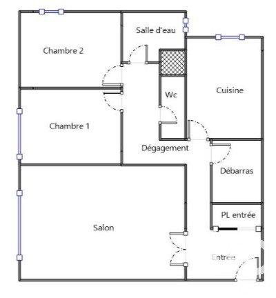 Appartement à vendre 3 pièces 63 m² Honfleur