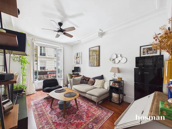 Appartement 2 pièces de 28 m² traversant - Rue Primatice, Paris