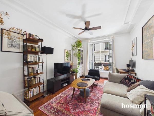 Appartement 2 pièces de 28 m² traversant - Rue Primatice, Paris