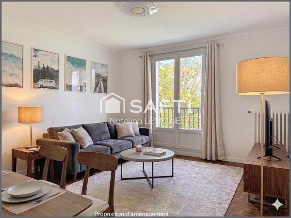 Appartement entièrement refait à neuf – Lumineux –