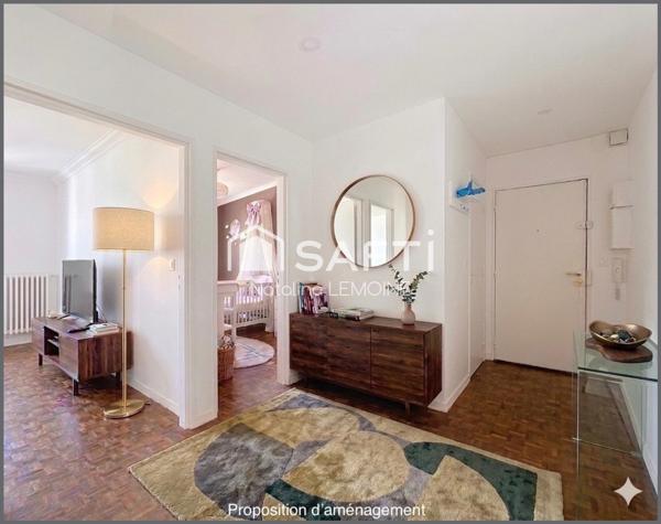 Appartement entièrement refait à neuf – Lumineux –