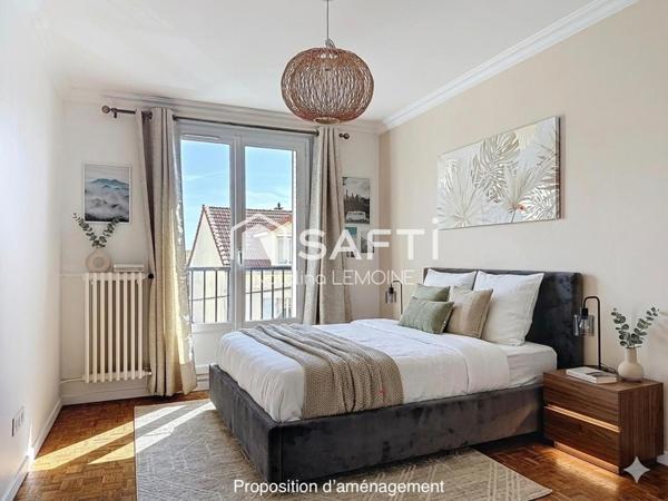 Appartement entièrement refait à neuf – Lumineux –