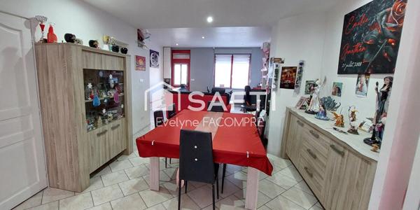 Maison rénovée 119m² - 3 ch - garage - jardin