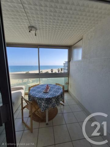 Appartement F1 à vendre  2 pièces - 30 m 2   CANET EN ROUSSILLON  - 66