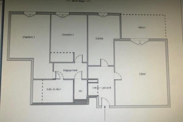 Louer appartement 3 pièces de 64 m²