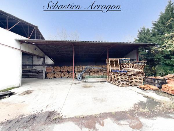 Bâtiment commercial 1 000 m² – Terrain 4 000 m² – Accès rocade – 30 min d’Agen – Villeneuve-sur-Lot(47)