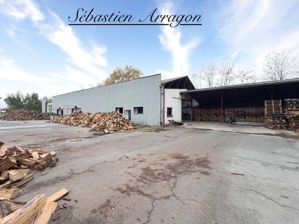 Bâtiment commercial 1 000 m² – Terrain 4 000 m² – Accès rocade – 30 min d’Agen – Villeneuve-sur-Lot(47)