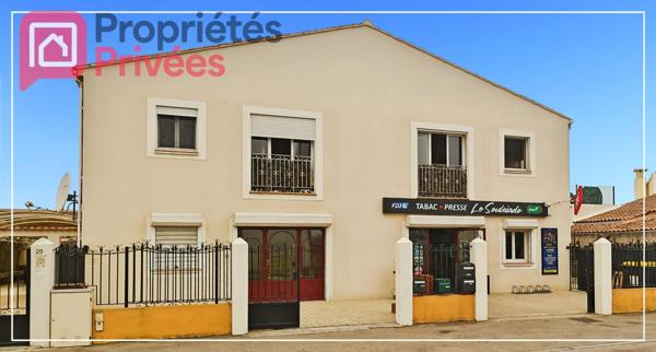 MANDAT EXCLUSIF - Immeuble composé de deux T4, deux T3, Piscine, Pool House et deux locaux commerciaux