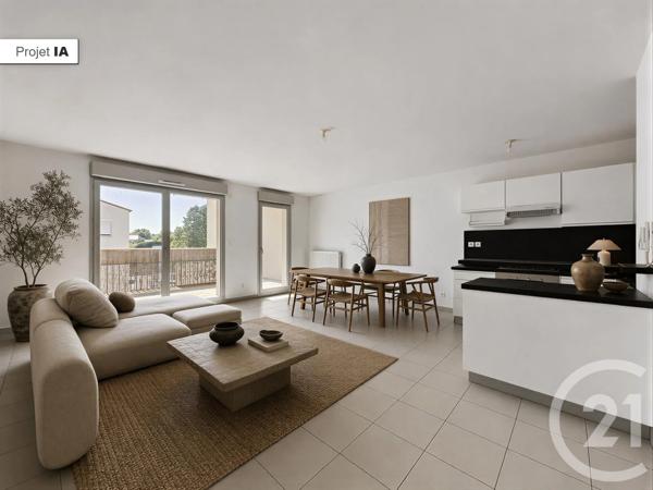 Appartement F4 à vendre  4 pièces - 74,66 m 2   FEYZIN  - 69