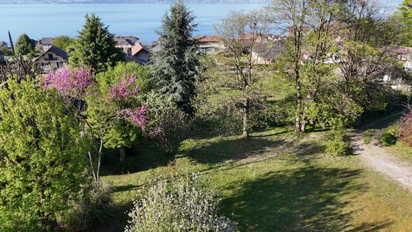 Terrain à bâtir 1 064 m² - Vue lac imprenable - Libre de constructeur