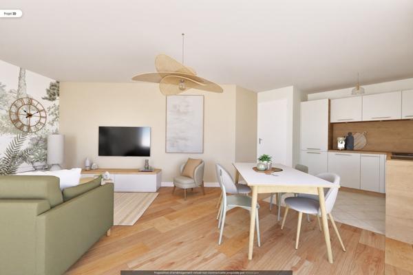 Appartement à vendre |  Nantes |  3 pièces | 63,4 m²