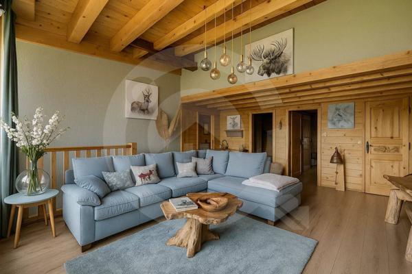 Chalet de Charme de 265 m² à Avonnex – Vue Montagne, Calme Absolu & Revenus Locatifs