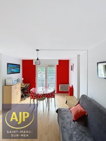Appartement à louer Saint Nazaire : 2 pièces, 25m² avec 1 chambre(s) à 529€ - AJP Immobilier Saint-Marc-sur-Mer