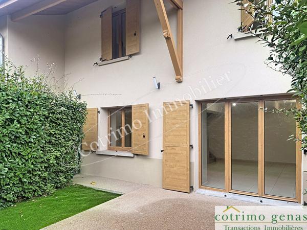 Genas Maison de ville Duplex T5 106m²+Terrase jardin 88m²