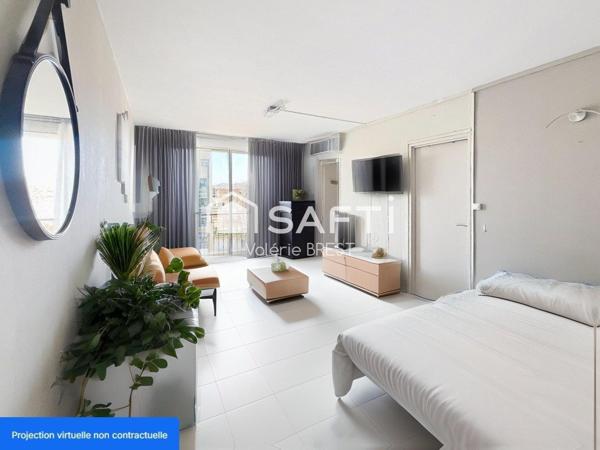 13001-Marseille -Type 1 de 32m2 environ