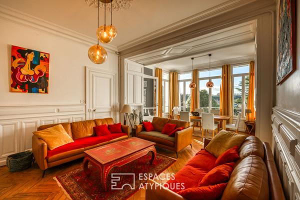 Propriété bourgeoise du 19ème siècle avec son parc arboré