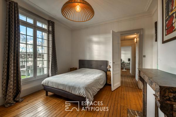 Propriété bourgeoise du 19ème siècle avec son parc arboré