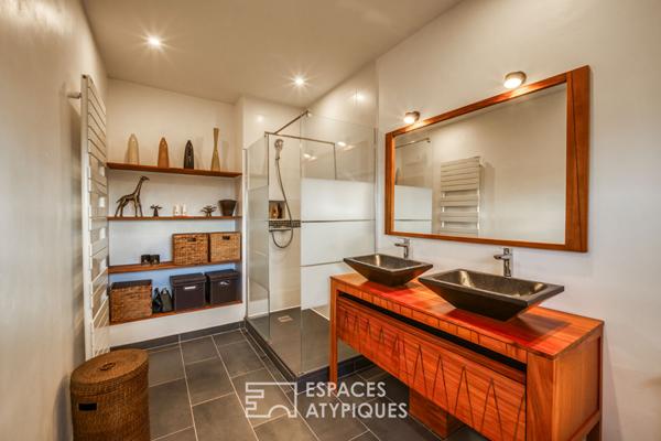 Propriété bourgeoise du 19ème siècle avec son parc arboré