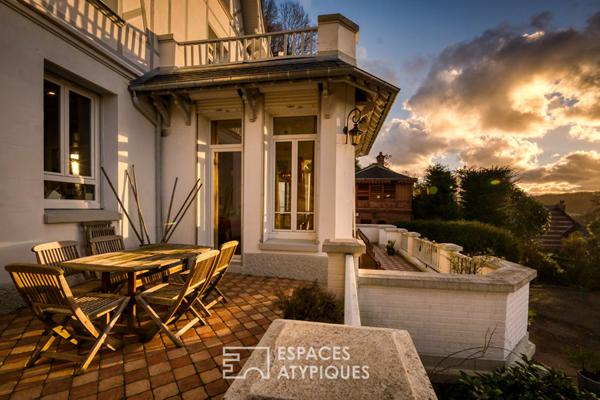 Propriété bourgeoise du 19ème siècle avec son parc arboré