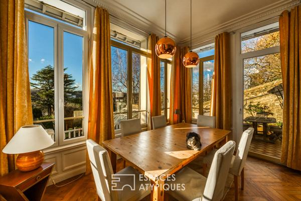 Propriété bourgeoise du 19ème siècle avec son parc arboré