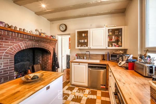 Propriété bourgeoise du 19ème siècle avec son parc arboré