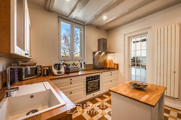 Propriété bourgeoise du 19ème siècle avec son parc arboré