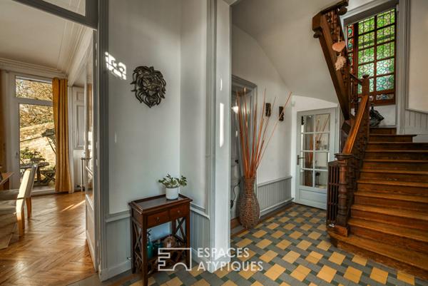 Propriété bourgeoise du 19ème siècle avec son parc arboré