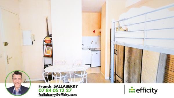 Appartement 2 pièces - 21 m² Exclusivité efficity