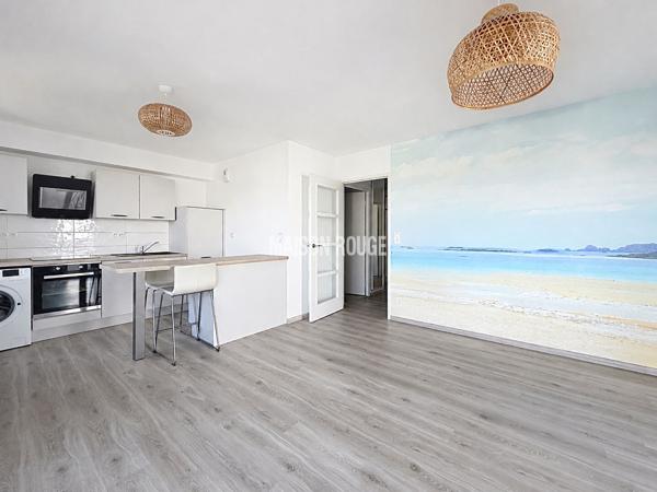 Appartement T2 avec terrasse, ascenseur et parking sécurisé à Saint-Malo