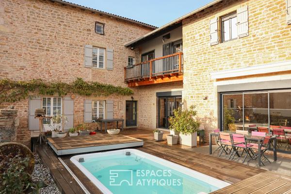 Charme et design contemporain au coeur du Mâconnais
