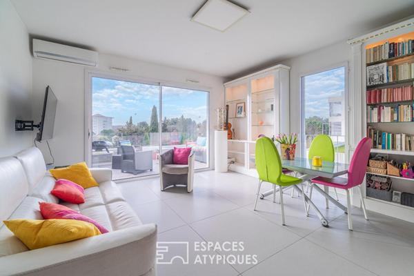 Appartement d’architecte au cœur d’un magnifique jardin à la française