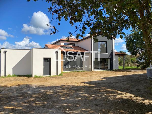 Pavillon contemporain neuf, quartier la Fontaine aux Bretons
