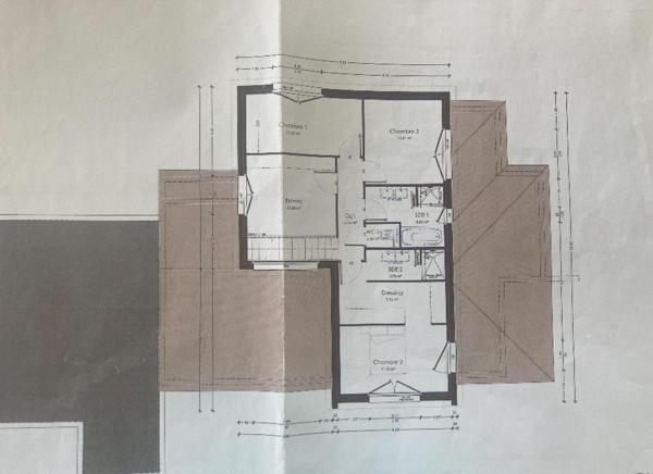 Pavillon contemporain neuf, quartier la Fontaine aux Bretons