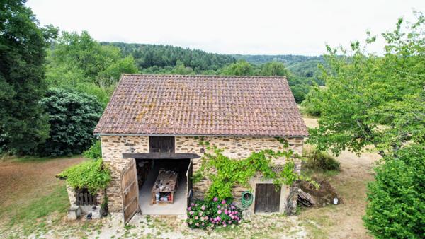 Maison et dépendances au calme, piscine sur 7000 m² de terrain