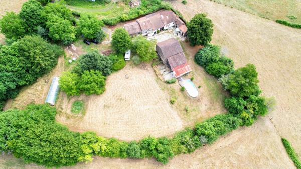 Maison et dépendances au calme, piscine sur 7000 m² de terrain