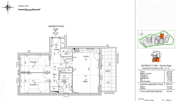 Les hauteurs de Menton - Vue Mer