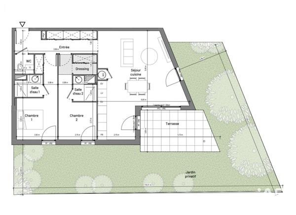 Appartement à vendre 3 pièces 79 m² Uzès