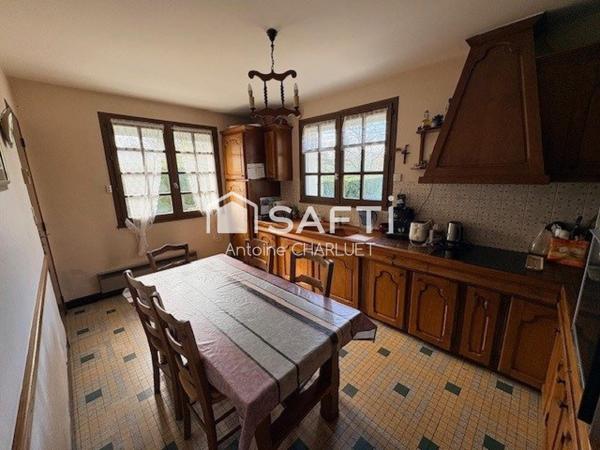 Maison 111,5 m² - centre ville - 4 chambres - terrain de 1197m²