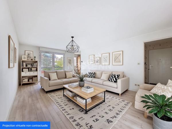 Nantes Nord - Grand Val : En Vente ! Appartement T3 rdc surlevé, proche toutes commodiftés, 2 chambres, parking s/sol et balcon.