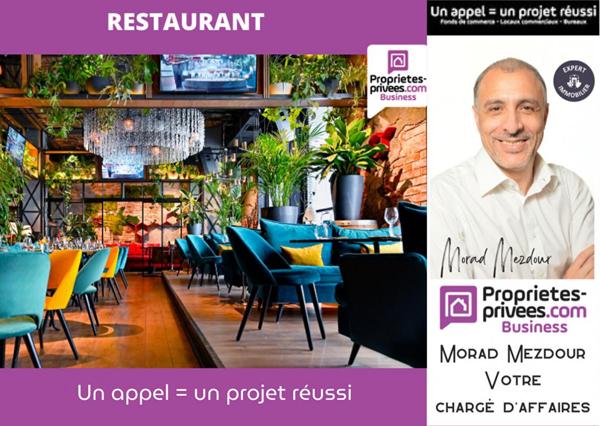 VILLENEUVE D'ASCQ - BAR RESTAURANT 96 couverts TERRASSE 50 Places