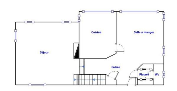 PONT L'EVEQUE- Maison 3 CHAMBRES