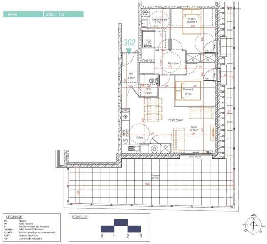 Appartement F3 à vendre  4 pièces - 65 m2 FORT MAHON PLAGE - 80